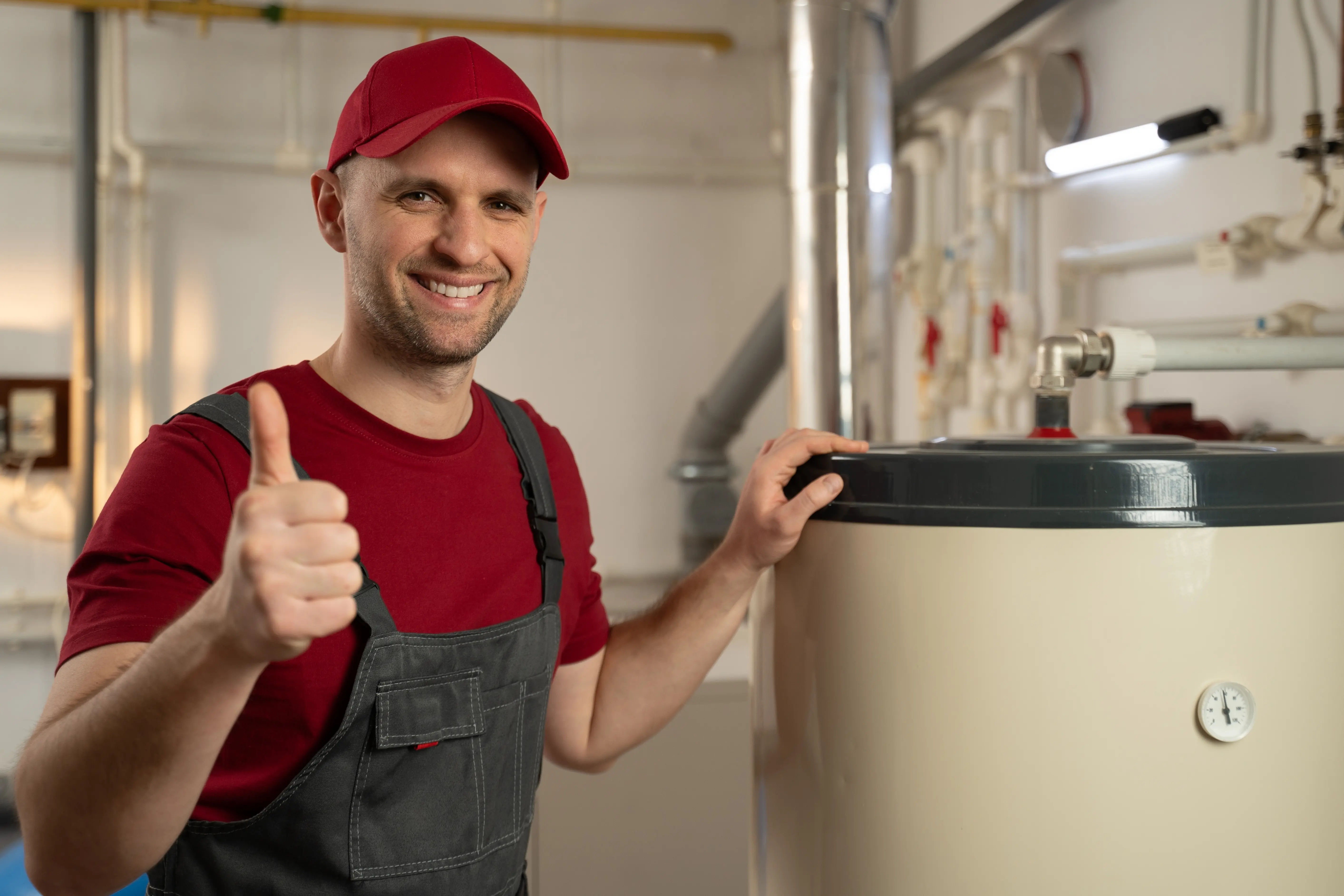 Water heater installation service